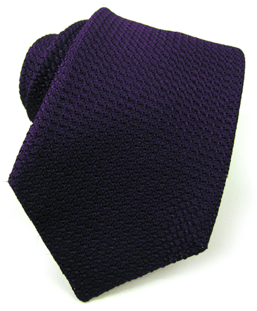 Garza Grossa Grand Grenadine Tie - Purple
