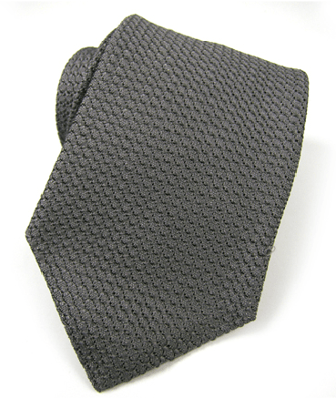 Garza Grossa Grand Grenadine Tie - Grey