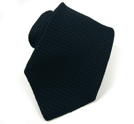 Garza Grossa Grand Grenadine Tie - Navy
