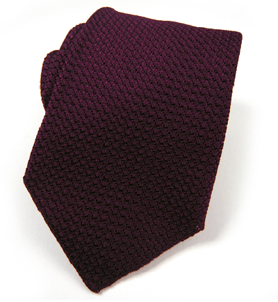 Garza Grossa Grand Grenadine Tie - Wine